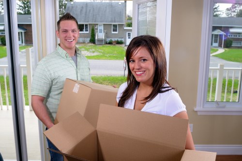 Commercial moving team planning an office relocation in Bromley