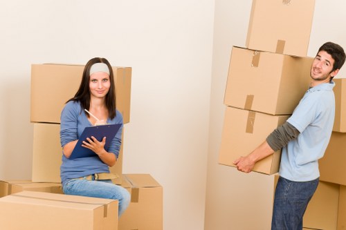 Local moving team handling residential access in Bromley