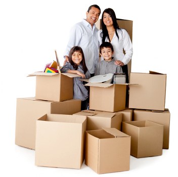 Packing and transport support for a Bromley moving service